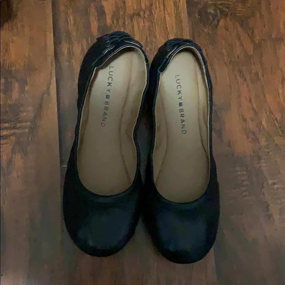 Lucky Brand Black Flats